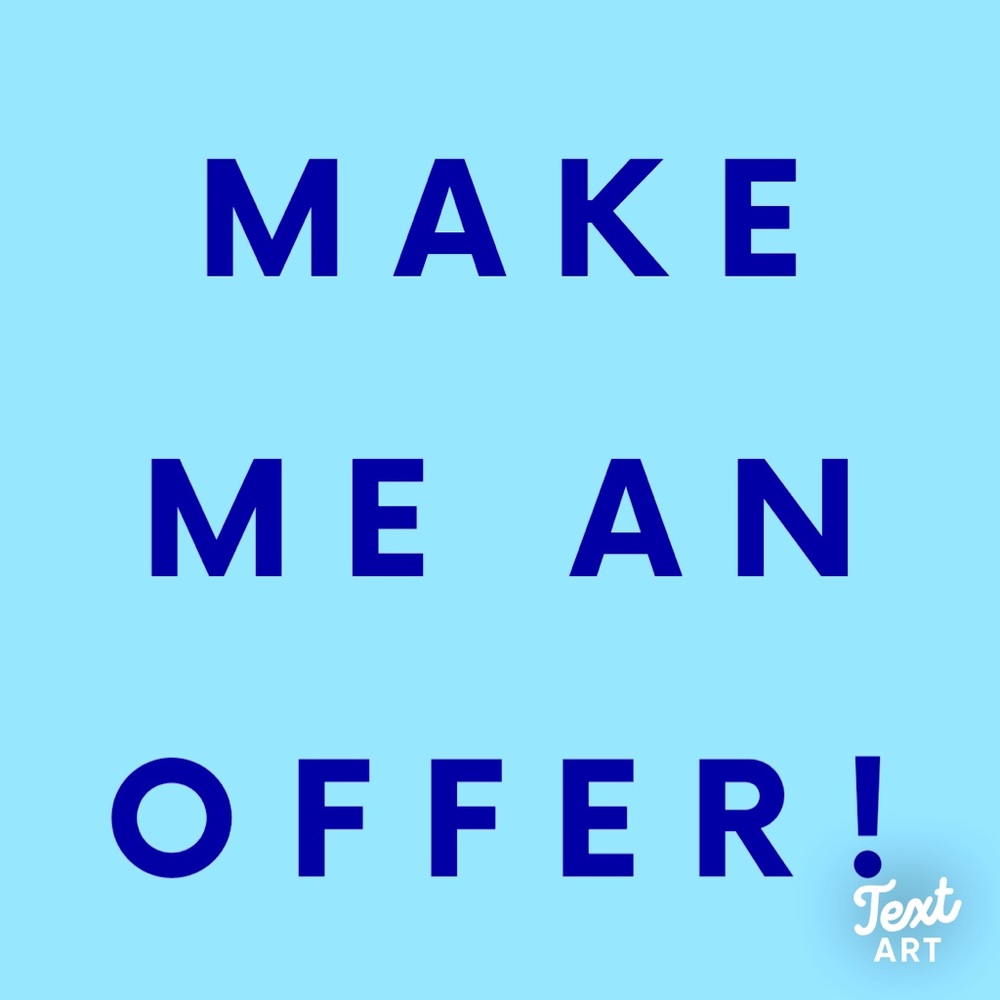Make me an offer!
